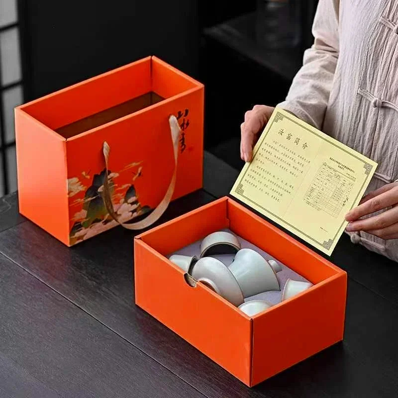 Japonský kung -fu čajový set retro cestovné prenosné prenosné ruka