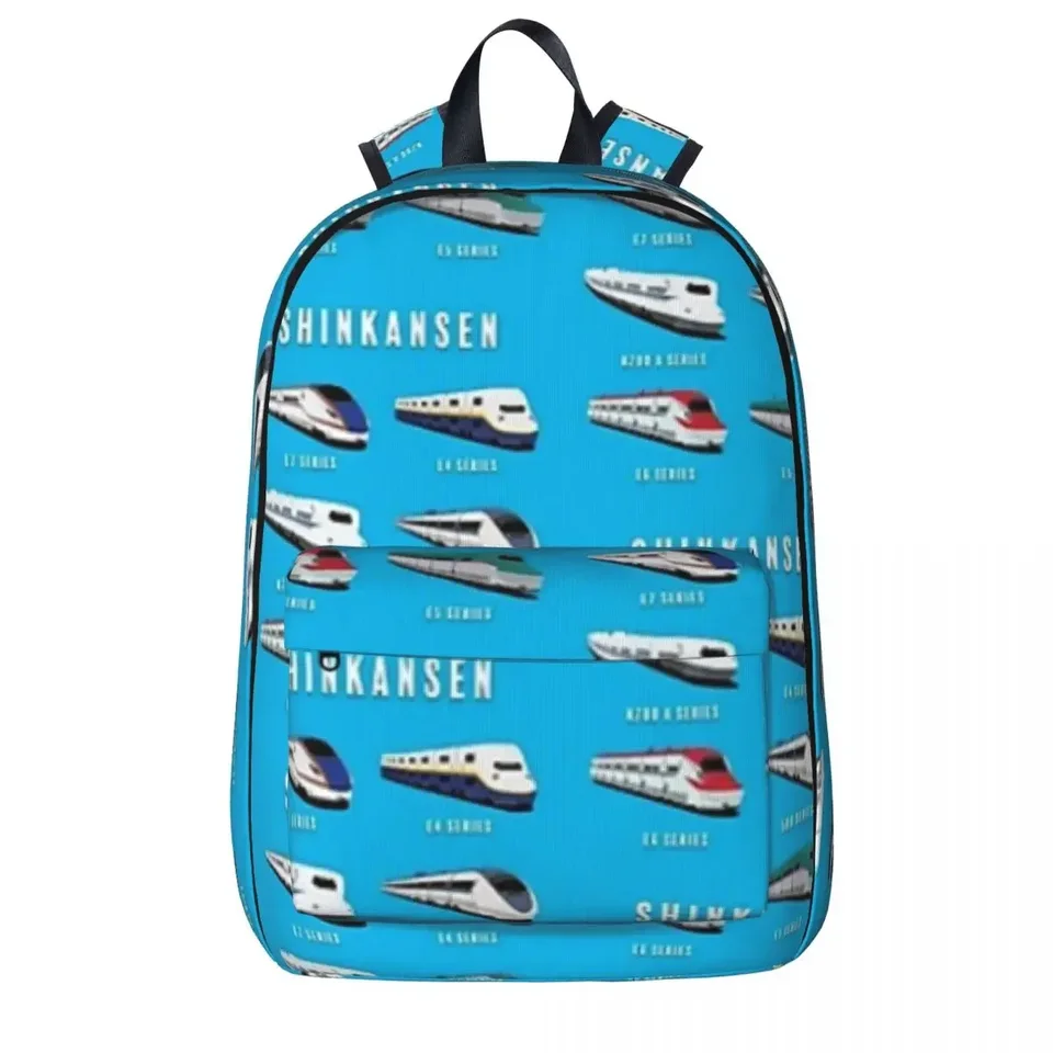 Japonský Shinkansen Gulet Trains Woman Backpacks Boys Girls Bookbag Casual Children School Bags Prenosnosť cestovanie