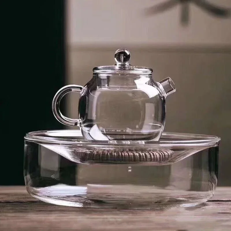 Japonský čajový výrobca čajovňa čajovňa tepelne rezistentná sklenená sklenená mini malá filter Filter Teaset Domácnosť Vysokoteplotná kvetinová kanvica 120 ml
