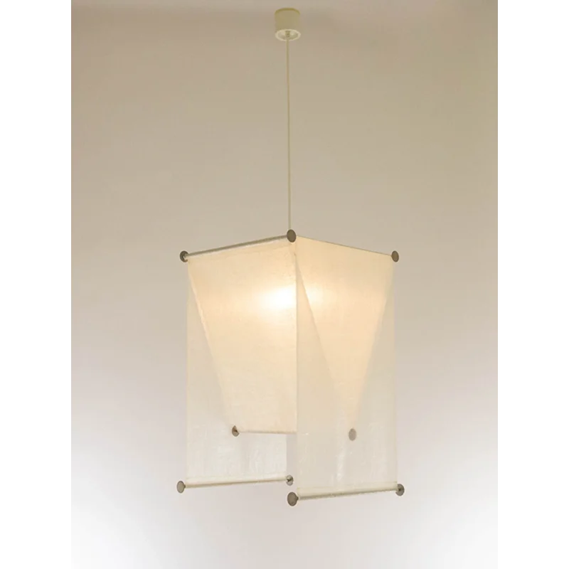 Japonský štýl tichý veterný luster retro tkanina závesná lampa Závesy závesné svetlá obývacia izba jedálenská izba Spálňa lampa