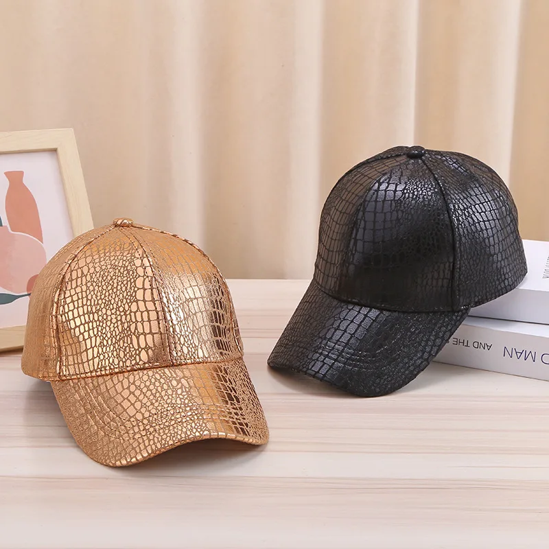 Jarná jesenná módna baseballová čiapka pre ženy a mužov letná slnečná klobúk unisex zlatý strieborný baseball čiapky hip-hop klobúky