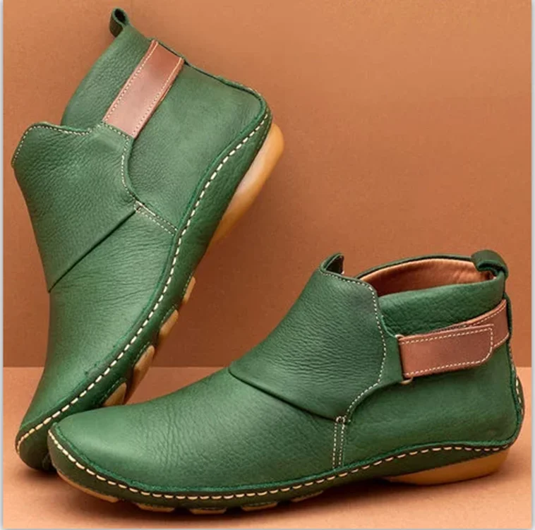 Jarné a jesenné dámske topánky krátke topánky Cowboy Flats Päta neformálne móda Elegantná pohodlná veľkosť 43 Luxusná vinobranie nízka topánka