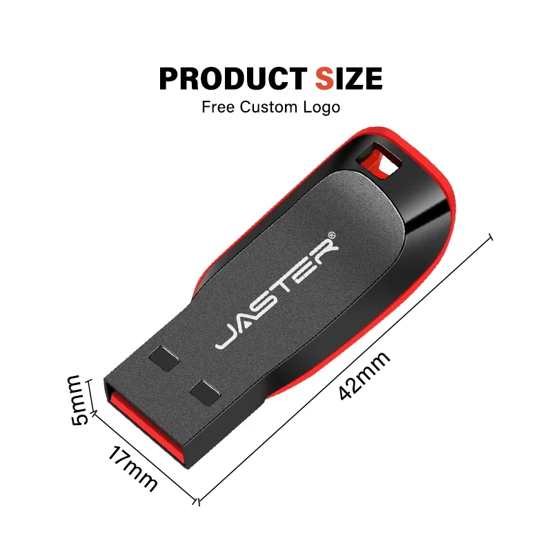 Jaster Black USB Flash Drive 128 GB voľný kľúčový reťazec pamäťový palica 64 GB Mini plastová jednotka 32 GB vysokorýchlostná USB palica 16 GB 8 GB