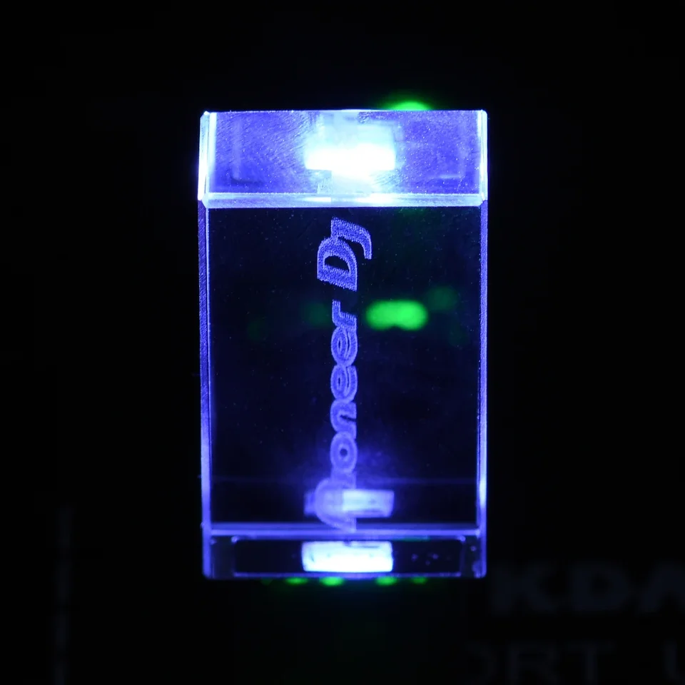 Jaster farebné LED svetlo Pioneer DJ Premium Pendrive 64 GB vysokorýchlostné písanie pamiatkovej pamäť pamäť 8 GB zadarmo logo USB Flash Drive