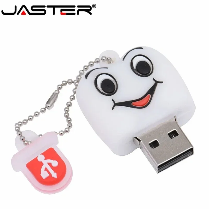 Jaster Pen Drive Darček zuby roztomilý model 8 GB/16 GB/32 GB/64 GB USB 2.0 Flash Drive, zubná pamäťová palica Pendrive Dentist U Disk