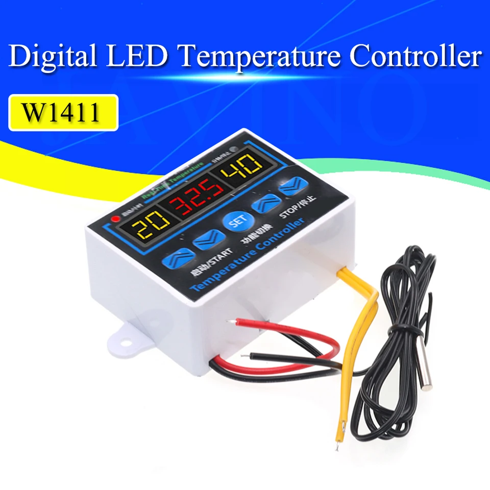 Javino AC220V DC12V 10A Digitálny LED teplotný regulátor Termostat Senzor