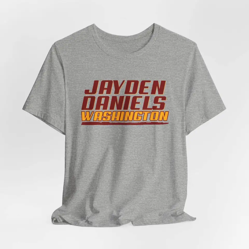 Jayden Daniels T tričko Washington velitelia
