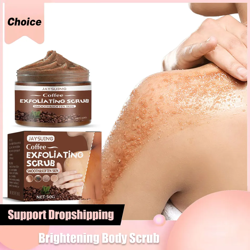 Jaysing kávová čistiaca kávová exfoliačná exfoliačná anti -akné zmäkčanie tuznička rozjasnenie hlboko čistiaceho zvlhčujúceho bielenie teleso 50 ml