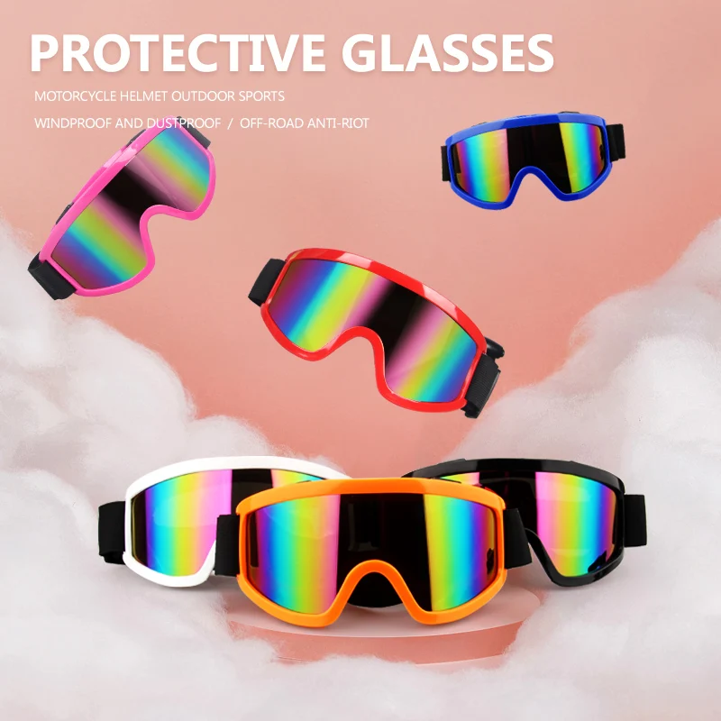 Jazdecké bicykle Motocyklové okuliare Outdoor Ochranné okuliare Motocyklové slnečné okuliare Goggles ATV Motokrosové okuliare lyžiarske okuliare