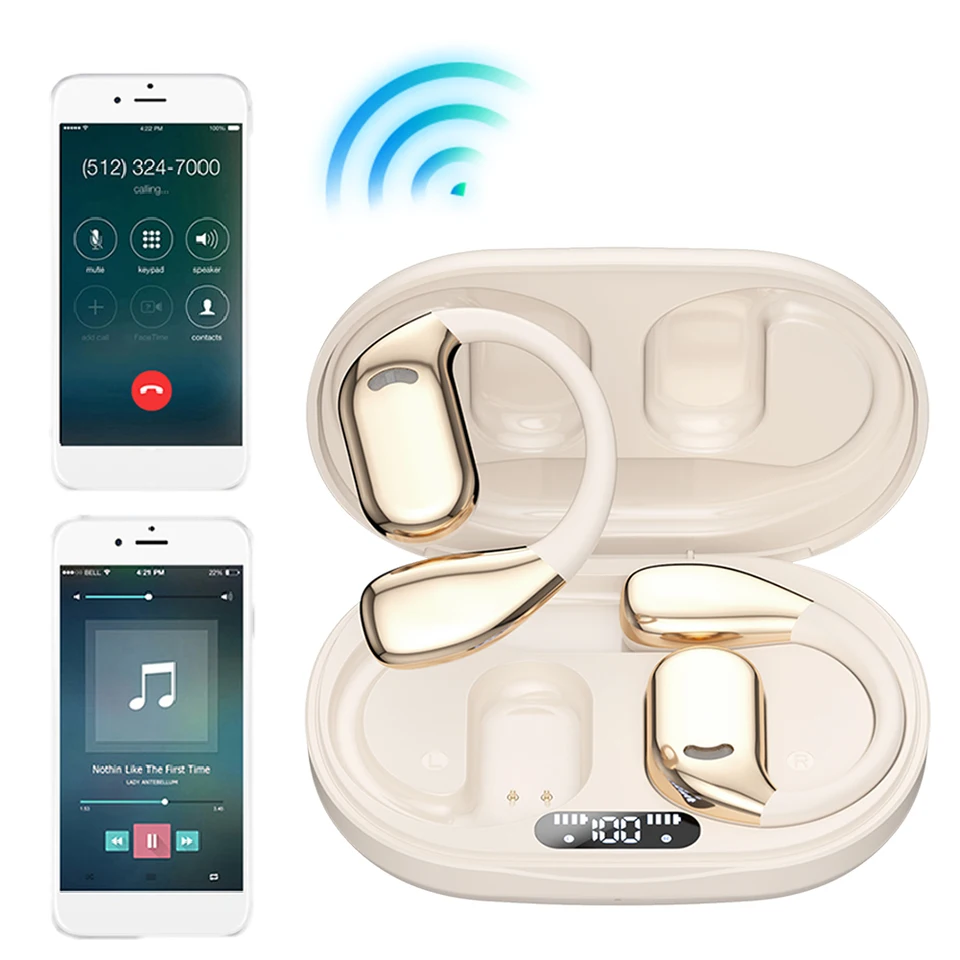 Jazykový preklad uší na slúchadlá Bluetooth kompatibilný 5.4 prekladateľ v reálnom čase dotyk