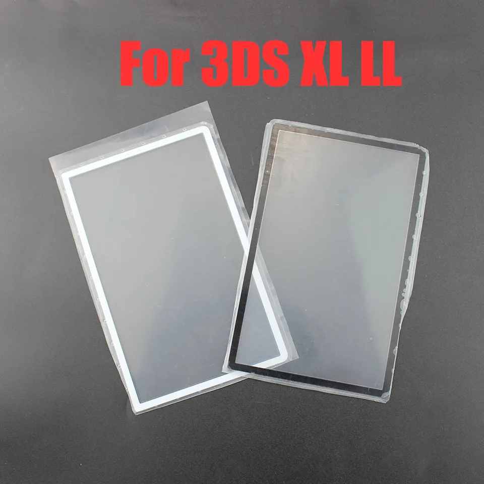 JCD 1PC pre 3DSLL 3DSXL Náhrada čierna biela horná predná obrazovka Rámový kryt LCD Panel Scretor Panel pre 3DS XL LL