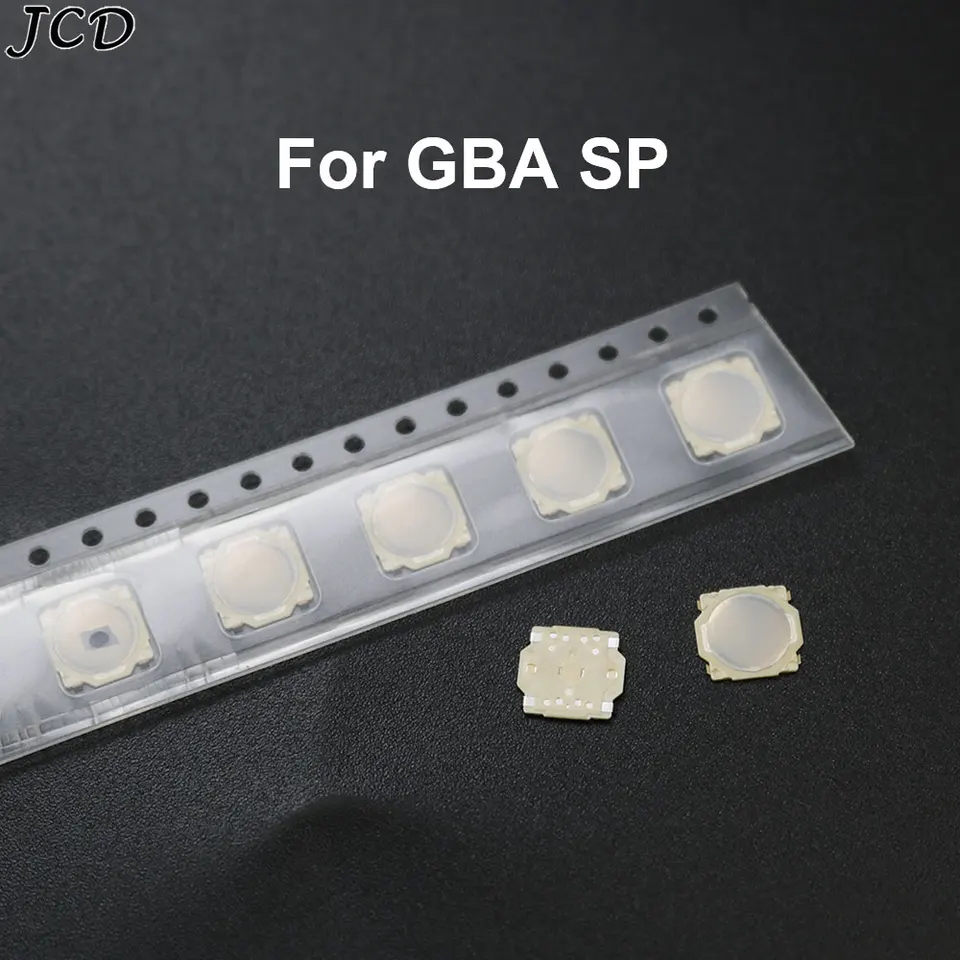 JCD 6Pieces for Gameboy Advance sp GBA sp D Pad D-Pad Cross AB Button Vodivé filmové obvody prepínač hmatového kľúča Výmena