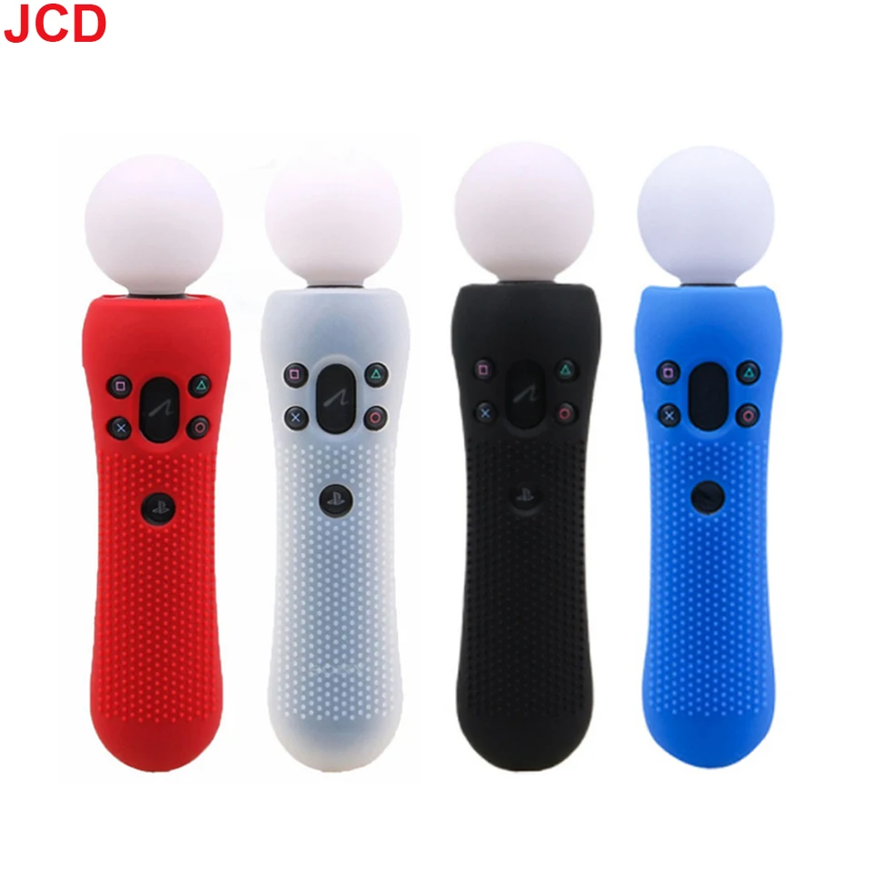JCD PS VR Pohybujte sa kožou pre S PSVR Controller Silikónový gumový protišmykový chránič puzdra pre pohybovú konzolu PS4 VR