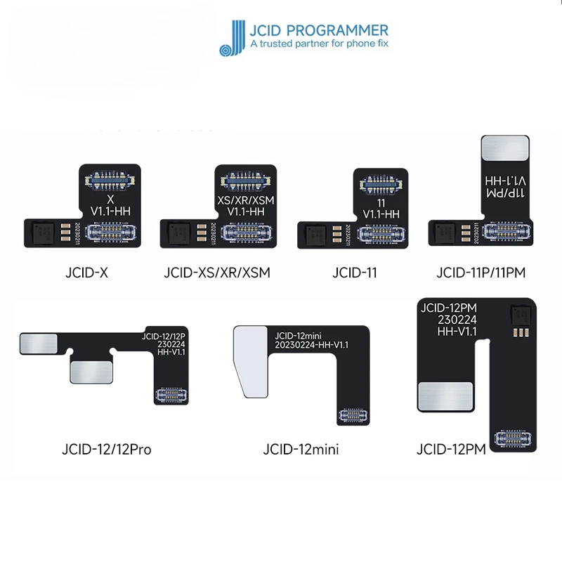 JCID JC NEBEZPEČNOSŤ NEBEZPEČNOSŤ OPRAVU FLPC FLOW CABEL pre iPhone x xr xs 11 12 12 Mini Pro Max DOT projektor Čítanie zápisu Oprava údajov