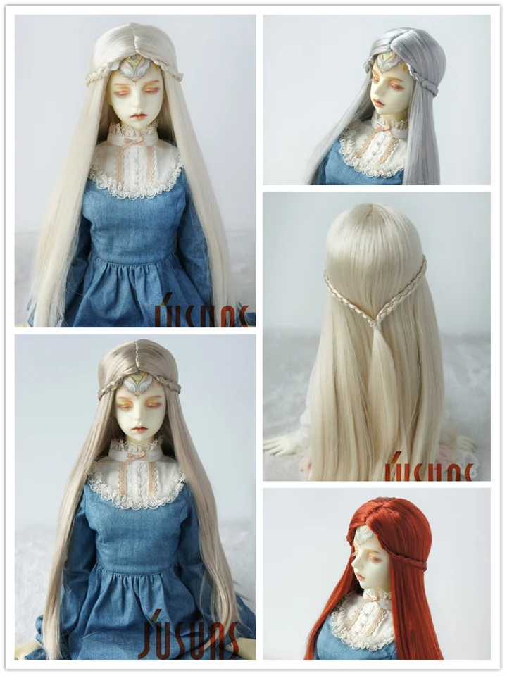 JD537 Všetky veľkosti Pretty princezná bjd syntetické Mohair parochň
