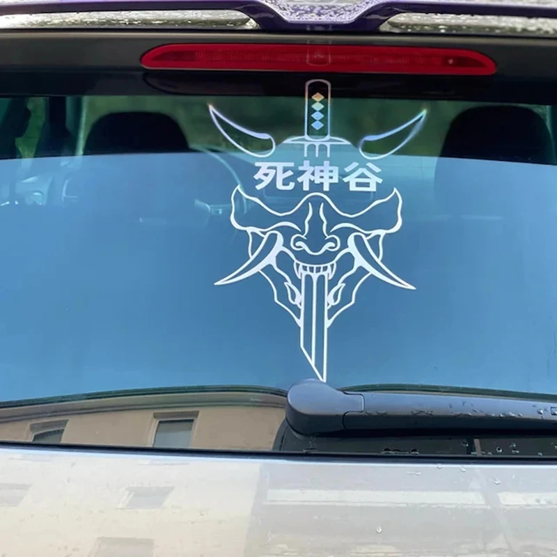 Jdm shinigami údolie japonské nálepky automobilu Automatické príslušenstvo Devil vinyl nálepky pre nálepku čelného skla