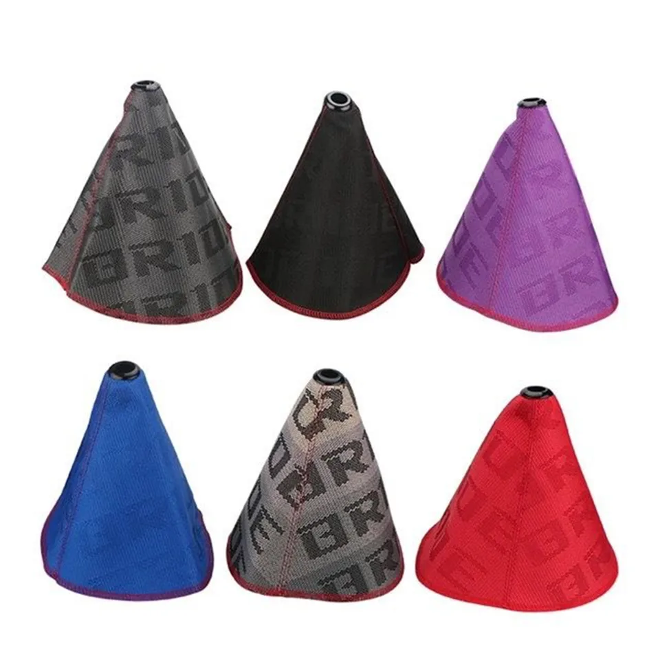 JDM Style Bride Canvas Universal Shift Lever Lever Cover Cover Cover Racing Shift Gomb