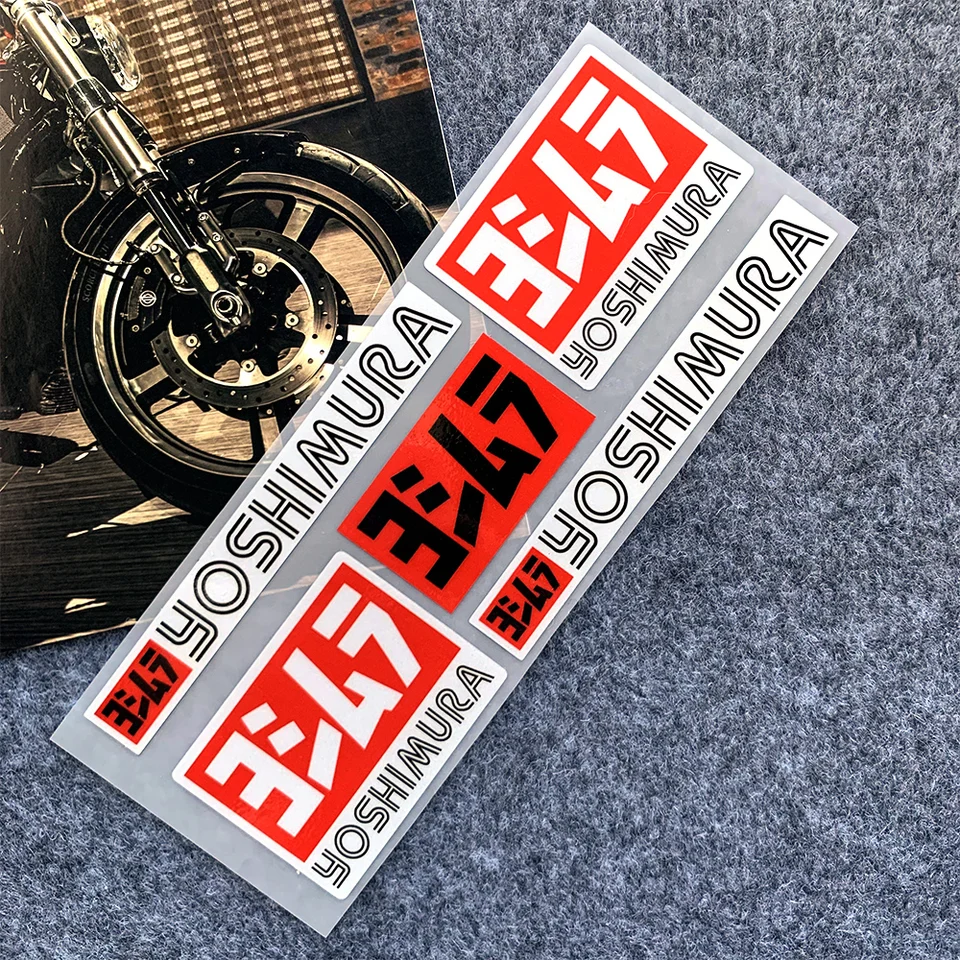 JDM Yoshimura Reflexné motocykle Decor Decor Moto Body Helma Doplnky pre Kawasaki Z900 Honda CB650R PCX