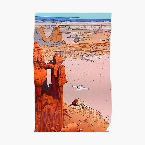 Jean Giraud plagát MOMON Moderné vintage umelecké dekorácie Obrázok vtipný maľba domáca tlač na nástenné nástenné maľba