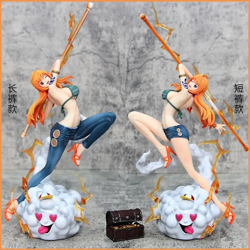 Jeden diel Nami Anime postava Sexy Nami 29cm Akčná figurína Hentai PVC Model Model Room Collective Decorra Hračky vianočné darčeky