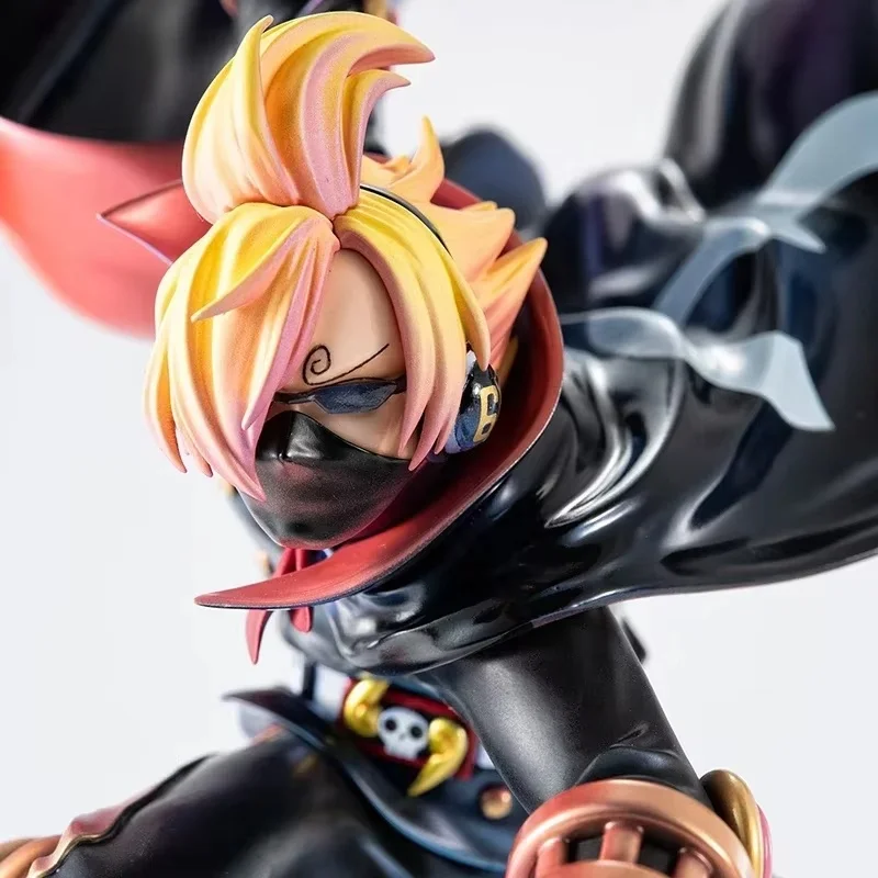Jeden kus anime akcie figurína Wano Country Vinsmoke Sanji Germa 66 Battle Suit Collective Model Hračky narodeniny darček