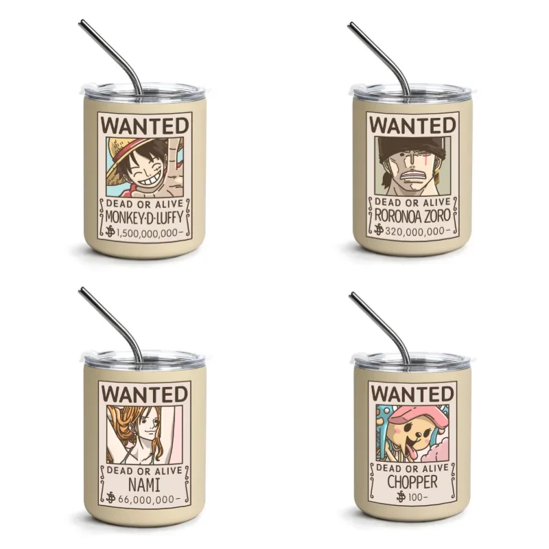 Jeden kus anime kávový šálka izolácie Luffy Sauron Periférna voda Cup Osobnosť tvorivých študentov proti pádu veľkú kapacitu