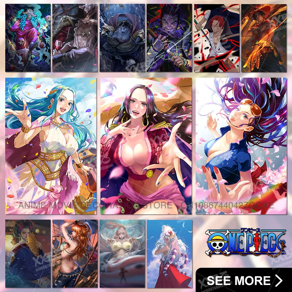 Jeden kus anime plagát Jinbe Canvas maľba kočíky Domovod Dracul Mihawk No Remon Wall Art Nico Robin Picture Usopp nástenná maľba