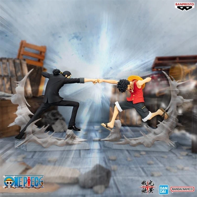Jeden kus DXF Senkou Zekkei Monkey D Luffy Rob Lucci PVC Anime Action Figure Model Zberateľná ozdoba Figuríny hračky pre deti darčeky