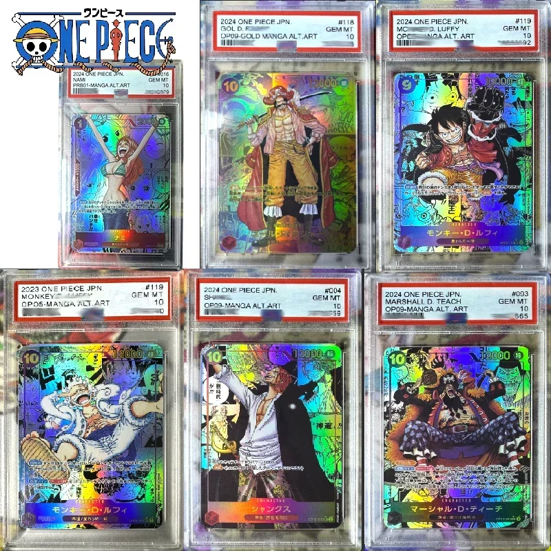 Jeden kus gol d roger opíc D. Luffy Nami Op09 Xtreme DIY Collection Collection Card vianočné narodeniny darčekové hračky