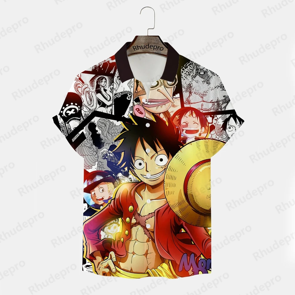 Jeden kus košele potlačené opice d leffy muži roronoa zoro cosplay topy hip hop harajuku trend trendy Pánsky anime telocvičňa móda nová móda