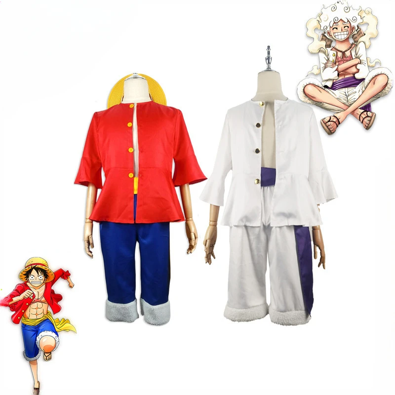 Jeden kus Nika Luffy cos oblečenie druhá generácia Jeden priekopník dvojrozmerná komiksová show Cosplay personalizované oblečenie oblečenia