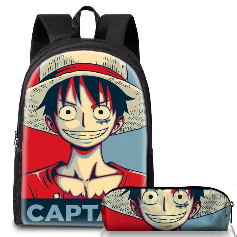 Jeden kus nového karikatúry Študent Schoolbag Veľká kapacita Neformálne a ľahké batoh odolné voči farbám odolným voči farbám