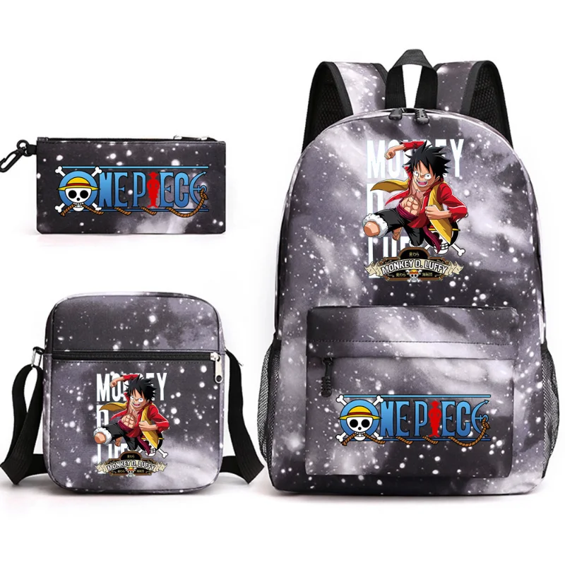 Jeden kus nový Luffy Student Schoolbag