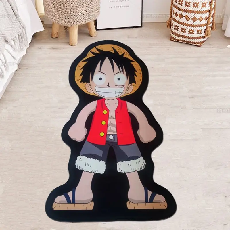 Jeden kus slamy klobúk Luffy nepravidelný domáci koberec Indoor Obýva