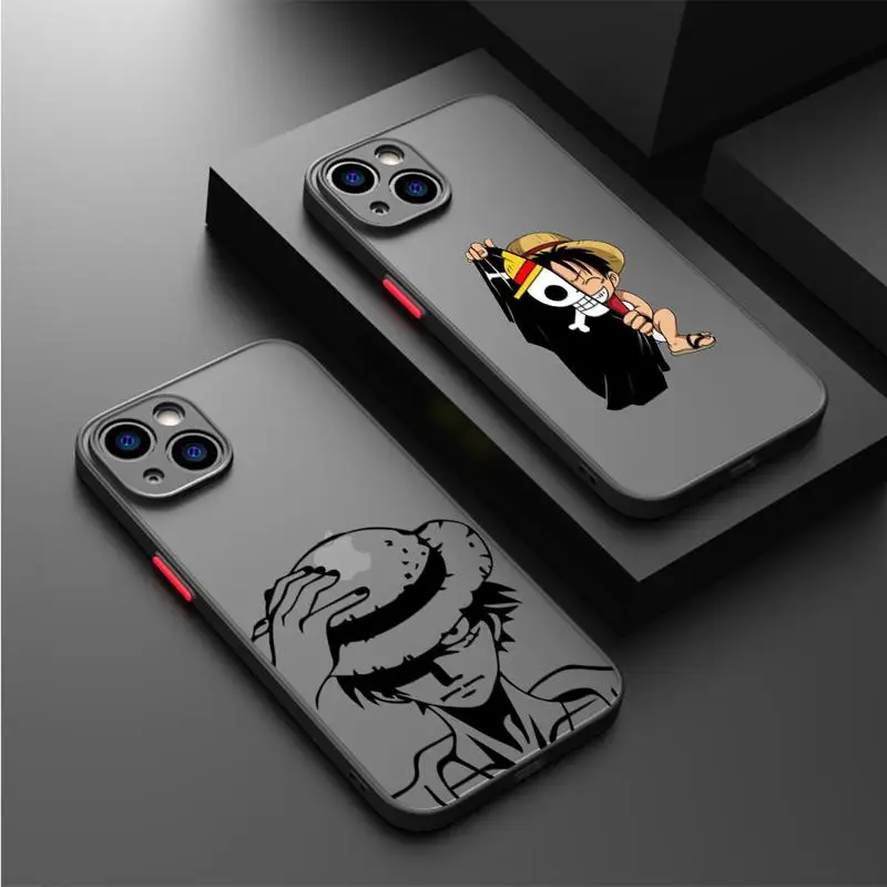 Jeden kusy puzdro pre Apple iPhone 14 13 15 11 12 Pro 7 xr x xs max 8 plus 6 6s SE 2022 14Pro Matte Phone Funda