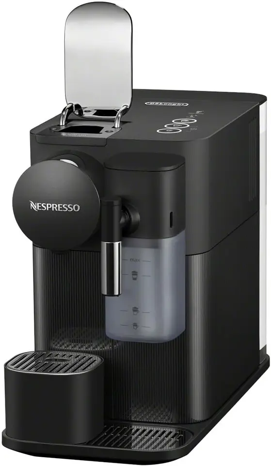 Jeden originálny espresso stroj s mliekom, Shadow Black