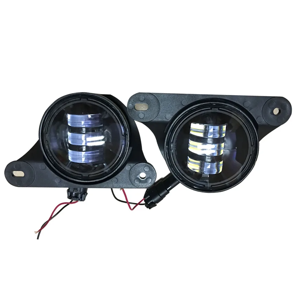 Jeden pár Lantsun J174 10. výročie predného nárazníka hmlovej lampy pre Jeep pre Wrangler Jk Jl Jt