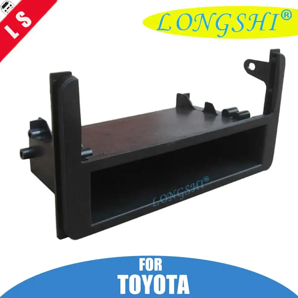 Jedna 1 dinová kvalita automobilu Fascia pre Toyota 1Din Autostereo Interface Dash Dash CD Tinkova inštalačná súprava 1Din