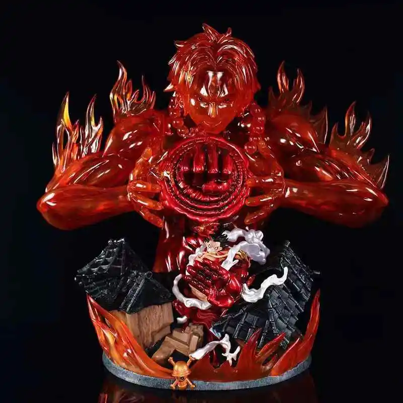 Jedna kusová slávna scéna Rozhodujúca bitka o 48 cm eso chráni Luffy Pirates Vysoko kvalitné vynikajúce figúrky modelové ozdoby