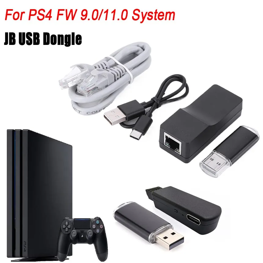 Jedno kľúč JB Tool Mod Set USB Dongle JB USB adaptér s káblovou súpravou typu C pre systém PS4/PS4 Pro/PS4 Slim FW 9.0-11.0