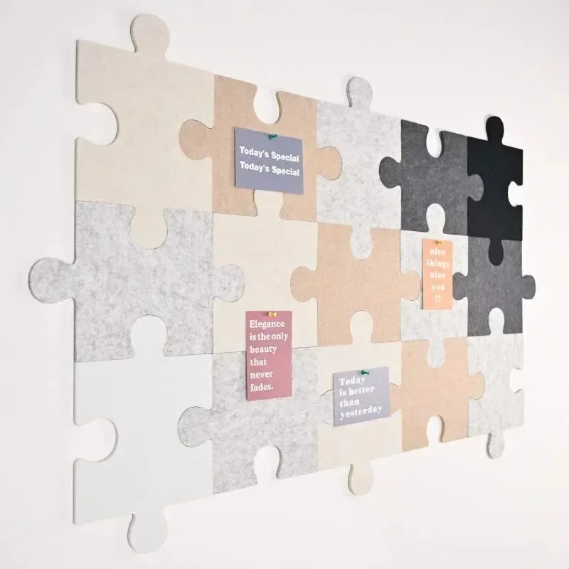 Jednoduchosť 3D puzzle plstrí doska nástenné nálepky na nástenku