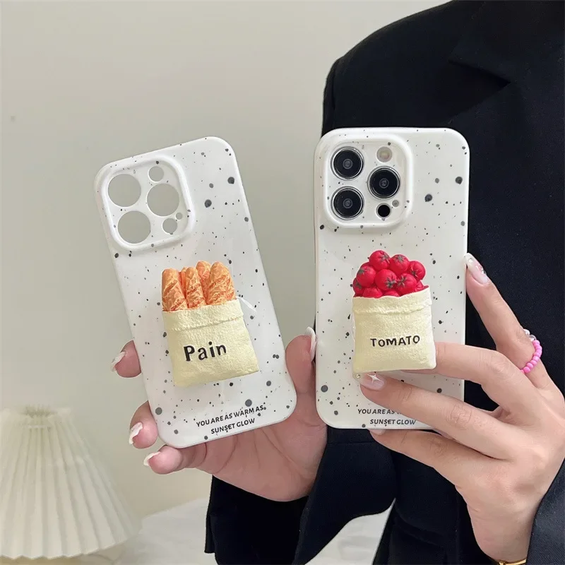 Jednoduchý štýl držiak na paradajky držiteľa telefónu pre iPhone 14 12 13 11 Pro Promax Plus x xr xr xsmax Shockproof Cover