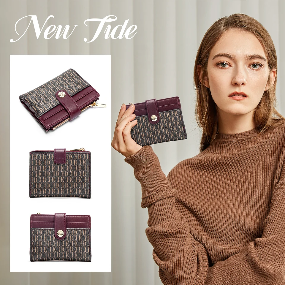 Jednoduchý štýl módny klasický retro unisex peňaženky písmen