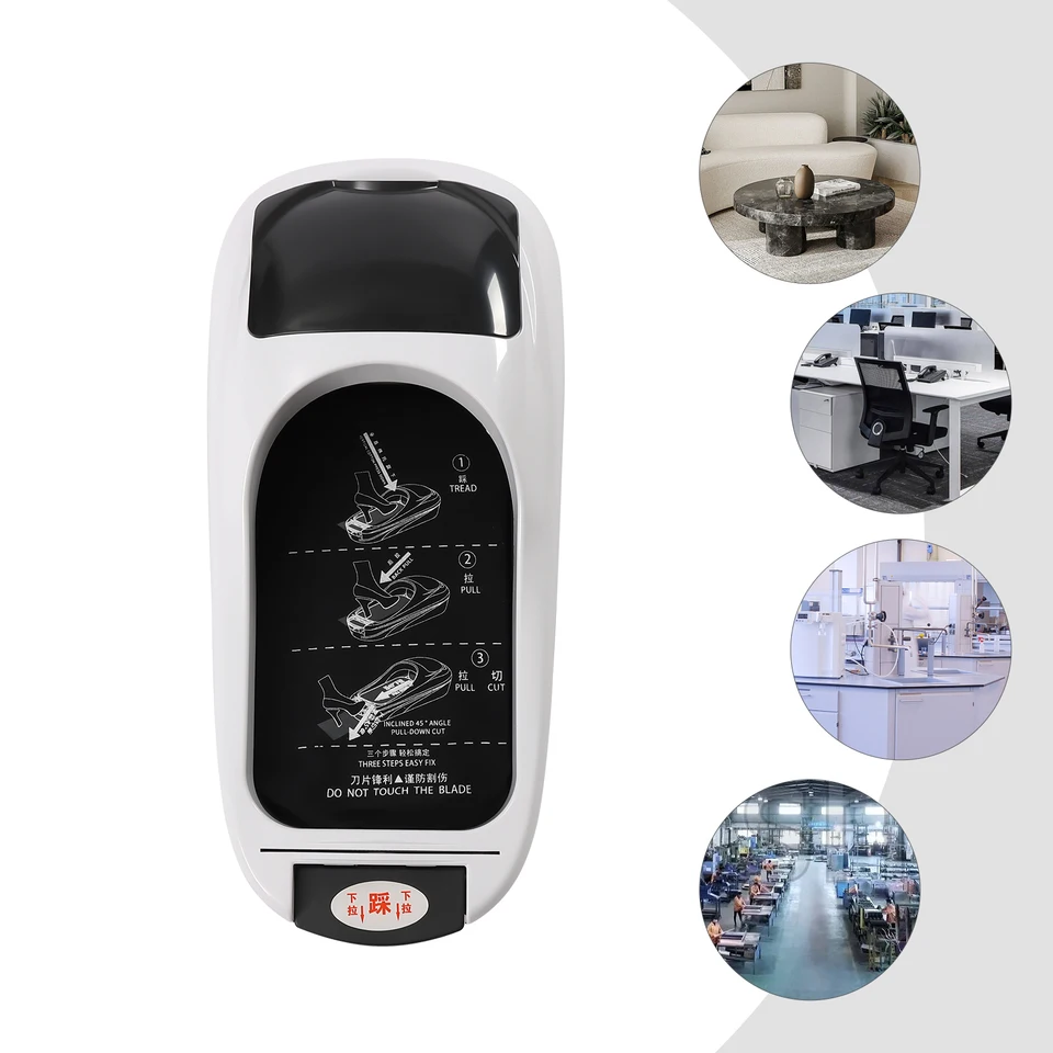 Jednorazové automatické topánky na topánky Strojové kryty strojov Home Shoe Covers Stroj pre kancelárie Laboratóriá Kuchyne (biele)