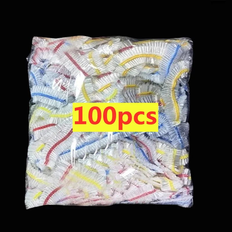 Jednorazové farebné priliehavé filmy pokrývajúce potraviny Čerstvé plastové vrecko Plastový vrecko Elastic Elastic Cover Kuchy