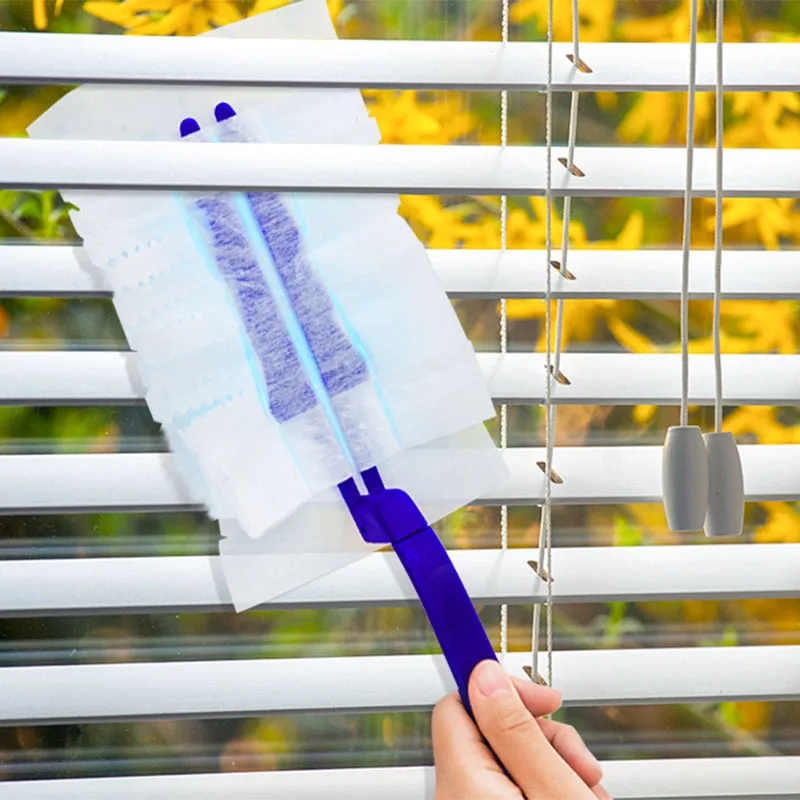 Jednorazový elektrostatický prach Duster Blue Fluffy Fiber Brush hlava kompatibilná