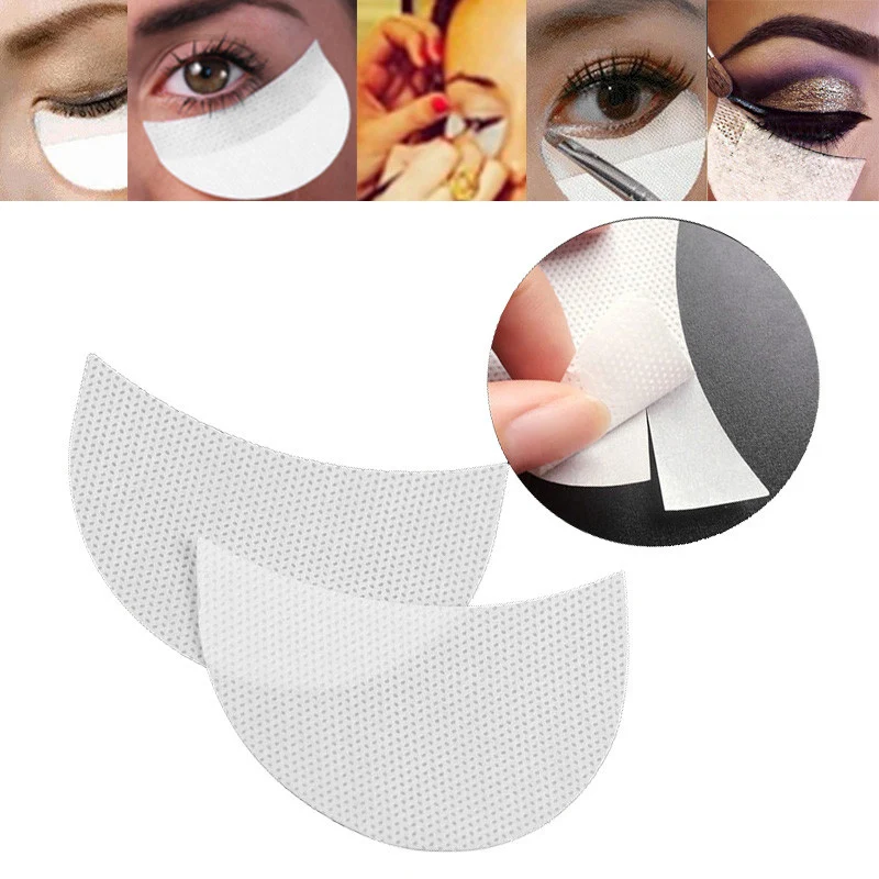 Jednorazový štít na očné tiene pod očami Patches Patches predlžovanie rias Patch Multifunkčné kozmetické oči Makeup Aplikácia