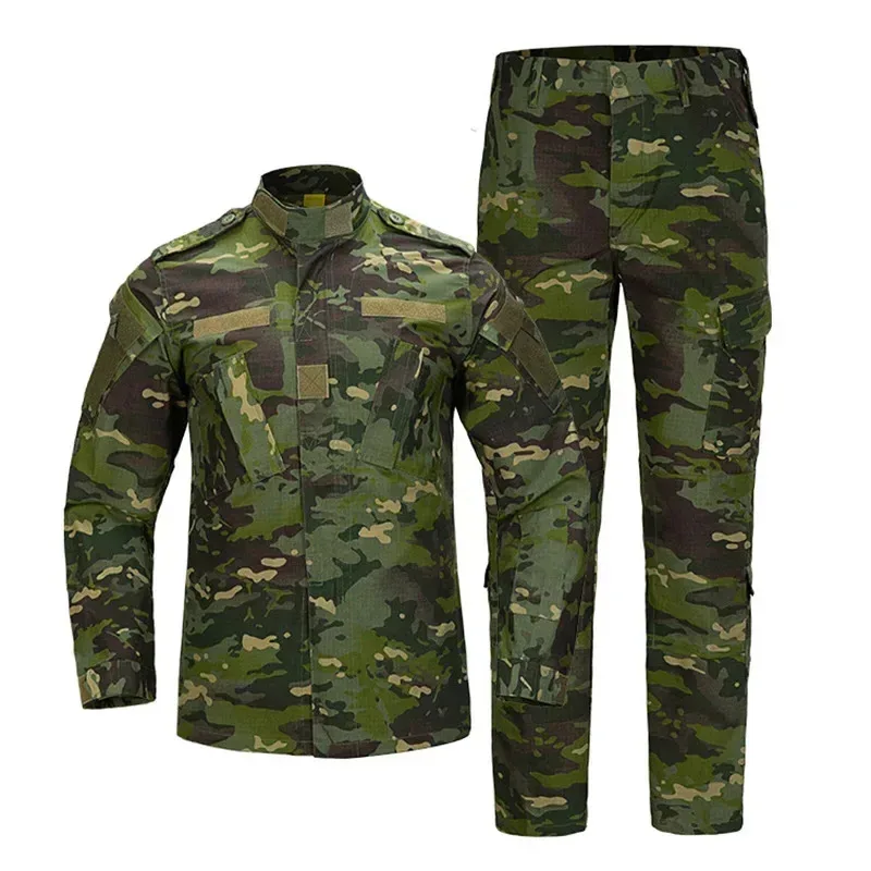 Jednotné camo taktické maskovacie odevy súpravy poľovnícky rybársky výcvikový výcvikový výcvik