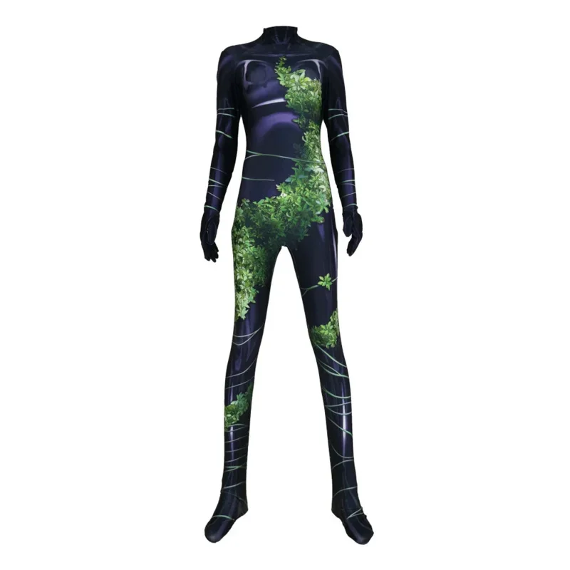 Jedovatý krídla Plantgirl Cosplay kostým 3D tlač nového 52 Zentai Bodysuit Spandex Superhrdin Halloween Sbecksuits