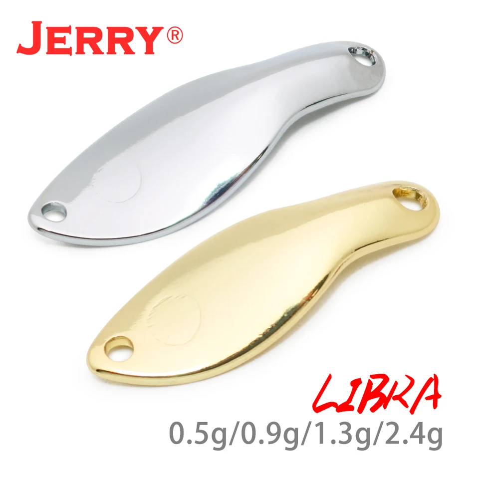 Jerry 50ks 0,5 g 0,9 g 1,3 g 2,4g Ultralight Micro Trout Spoons Neatrené prázdne rybárske návnady Pesca Spinner BAUBLES Glitters